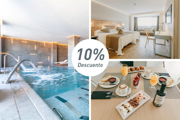 Descuento 10% - Escapada Relax de Verano con Spa, Desayuno y Parking Abades Hoteles Descuento 10% - Escapada Relax de Verano con Spa, Desayuno y Parking Abades Hoteles